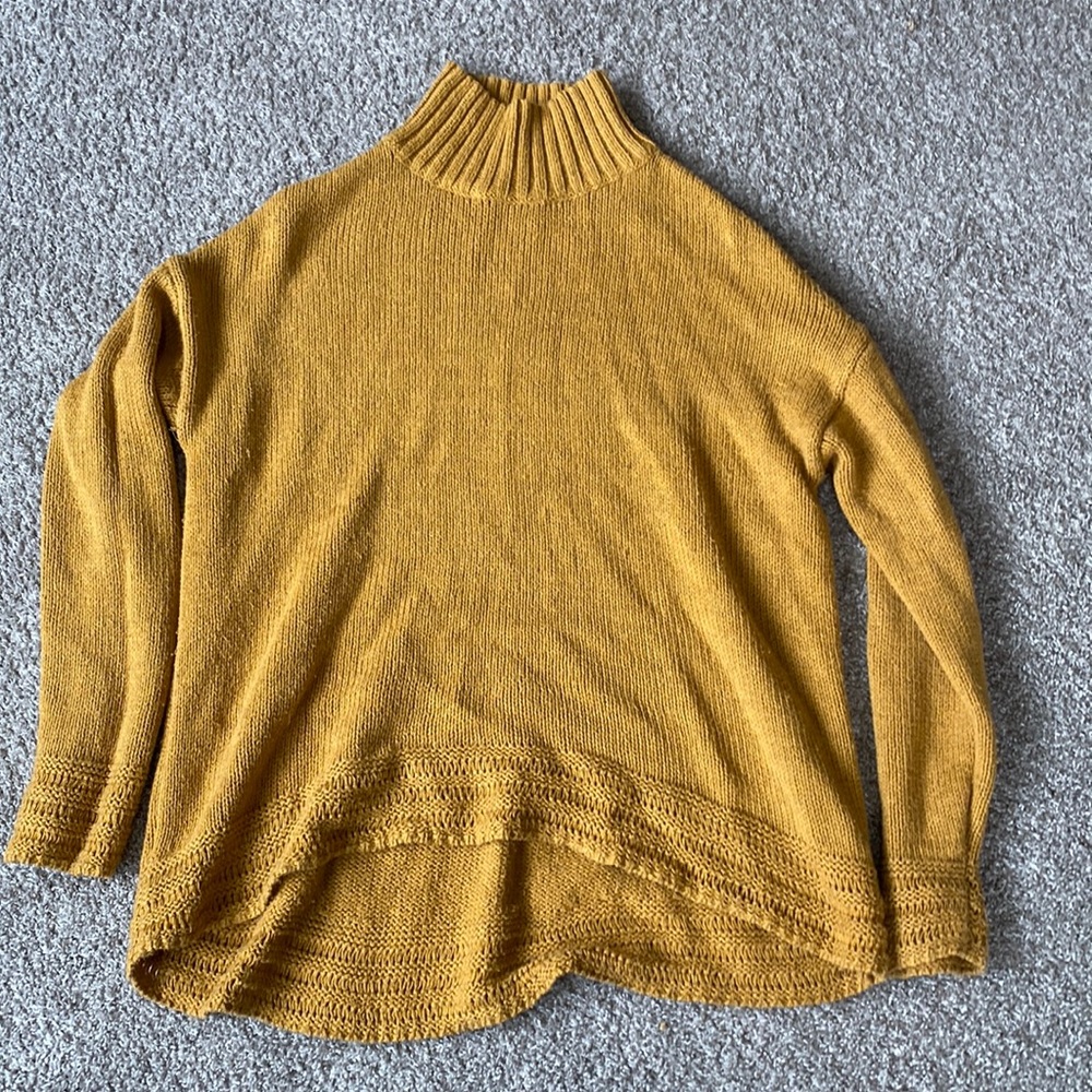 Womens mustard sweater from old navy